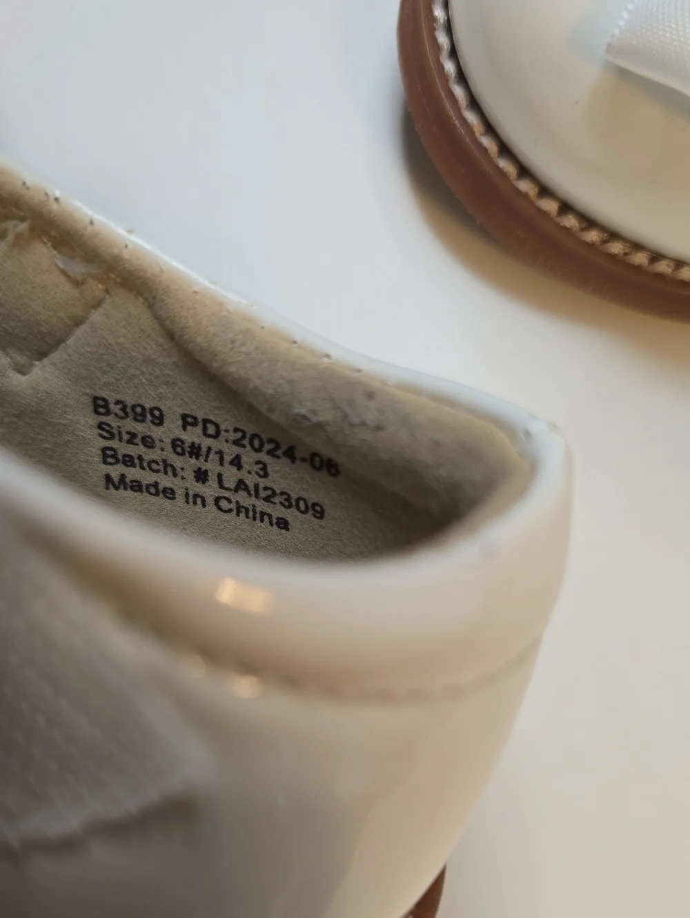Felix And Flora White Bow T-Strap Dress Shoes